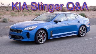 Kia Stinger QampA [upl. by Hafler]