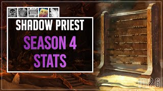 Shadow Priest Season 4 Guide  Stats Part 4 [upl. by Nujra269]