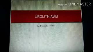 Urolithiasis MSN [upl. by Farrica]