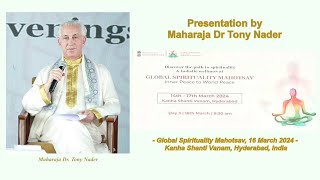 Dr Tony Nader´s presentations at the Global Spirituality Mahotsav [upl. by Hgielak]