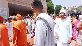 Belur Math welcomes Swami Gautamananda maharaj [upl. by Omora]