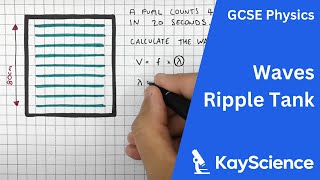 Measuring Waves in a Ripple Tank Required Practical  GCSE Physics  kaysciencecom [upl. by Leirad691]