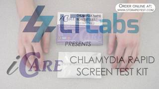 How to use an iCare Chlamydia test kit  by LT Labs [upl. by Thirza42]