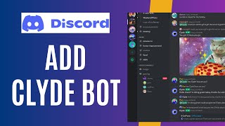 How to Add Clyde Bot on Discord Server PC [upl. by Vincents959]