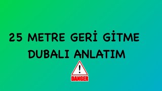 Direksiyon Sınavı Bahçelievler Yenibosna Starcity Alanı 25 Metre Geri Gitme Dubalı Anlatım [upl. by Surovy]