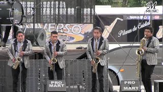 ES LA BANDA CON MÁS SAXOFONES QUE VISTO 😱 BANDA UNIVERSO DE SAN ÁNGEL EN CONDEMBARO MICH¡¡ [upl. by Buskus]