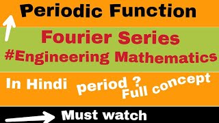 Periodic Function  Fourier Series  In Hindi  what is period [upl. by Allerie795]