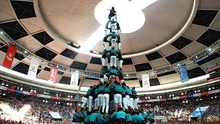 Castellers de Vilafranca  4d10fm  Concurs de Castells 2016 [upl. by Lladnew]