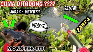 NgeriiiiTodong ikan patin jarak hanya 1 meter 😱😱 [upl. by Sirred]