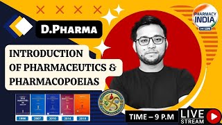 INTRODUCTION OF PHARMACEUTICS  PHARMACOPOEIAS  UNIT  1  DPHARMA [upl. by Nivlek116]