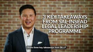 SALINSEAD Legal Leadership Programme [upl. by Eenet]