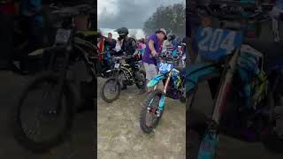 Hare Scramble Starting Line dirtybike harescramble electricracing [upl. by Sharity]