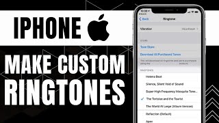 How to Make Custom Ringtones for iPhone Easily [upl. by Adnilreb]