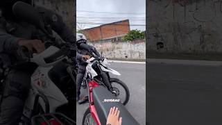 Abordagem padrão 😂 opa opa guigrau essa moto é boa xracing shortes grau inscrevase [upl. by Esinahs]