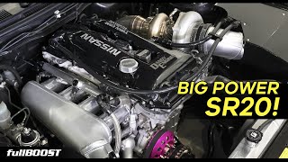 50psi BOOST Nissan SR20DET street S14  fullBOOST [upl. by Lletnuahs585]