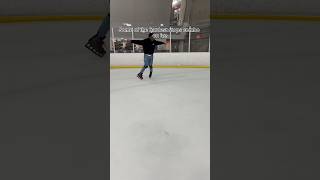 Hardest stops on ice skating skate hockey figureskating iceskating [upl. by Cyler]