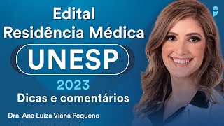 Edital Residência Médica UNESP 2023 Dicas e comentários [upl. by Steinberg]