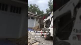 dropping loads concrete bobcat viralvideo construction dumptruck viralshort constructionoid [upl. by Leighton551]