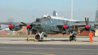 SAAF Museum Avro Shackleton MR3  Engine Run Ysterplaat Cape Town [upl. by Libbie]