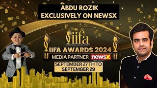 IIFA Rocks 2024  Abdu Rozik Excited for IIFA  Admires SRK as His Favorite Star  NewsX [upl. by Atsirhcal111]