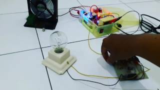 Test run Dimmer circuit using triac bta41600  Dimmer Lamp [upl. by Wira]