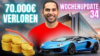 Lohnt sich der Einstieg in den Autohandel noch 70000 € Verlust an zwei Autos Wochenupdate 34 [upl. by Eibrad]