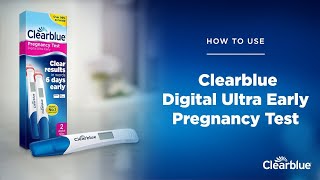 How to Use Clearblue Digital Ultra Early Pregnancy Test New Zealand only [upl. by Aymahs84]