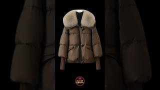 Stay Warm amp Stylish This Winter Fur Collar Puffer Down Parka for Women WinterFashion foryou [upl. by Mureil709]