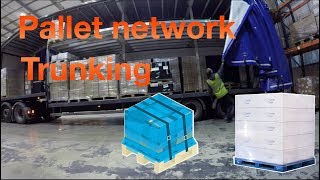 Pallet network trunking Truck 28 [upl. by Euqinom]