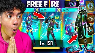 COMPRO EL NUEVO MEJOR PASE DE FREE FIRE AL NIVEL 150 Y CONSIGO TODAS LAS SKINS   TheDonato [upl. by Gerfen]