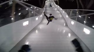 Worst POV crash in history of red bull crashed ice  SLOW MOTION [upl. by Amathiste285]