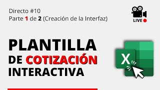 Cómo Hacer una Plantilla de Cotización Interactiva en Excel con Impresión en PDF Parte 1 de 2 [upl. by Aseretairam740]