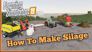 How To Make Silage in Farming Simulator 19  Tutorial 🚜 [upl. by Anileuqcaj122]