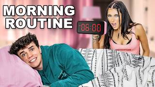 I Tried My GIRLFRIENDS Morning Routine [upl. by Imelda]