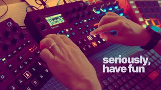 Digitakt 2 Syntakt amp MPC One Live set  seriously have fun [upl. by Dolly505]