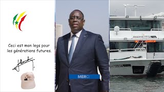 MACKY SALL dote la liaison maritime DakarGorée d’une chaloupe moderne baptisée JOSEPH NDIAYE [upl. by Onairda]