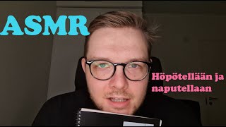 ASMR Suomi 🤓 Höpötystä ja naputusta [upl. by Arevle]