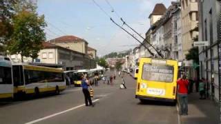 Verkehrsbetriebe Schaffhausen Abschied von den NAWTrolleybussen [upl. by Jer]