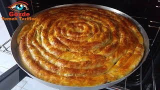 BU TARİFLE EL AÇMASI BÖREK YAPMAYAN KALMASIN‼ÇITIR ÇITIR YOK BÖYLE BIR LEZZETTT💯MAYASIZ✔OKLAVASIZ🤚 [upl. by Duquette786]