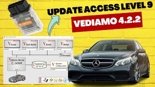 How to update Acces Level 9 for Vediamo 422  Mercedes Benz [upl. by Ahsyle222]