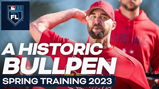 Wainwright’s Final First Bullpen Spring Training 2023  St Louis Cardinals [upl. by Ladnek170]