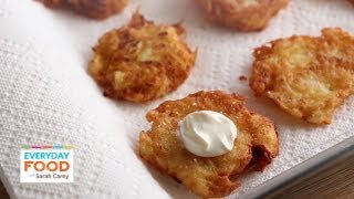 Potato Latkes  Everyday Food with Sarah Carey [upl. by Aianat]