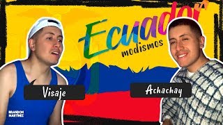 PALABRAS ECUATORIANAS 💛💙❤️ Sierra y Costa  Brandon Martínez [upl. by Farica]