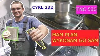 Co to jest planowanie powierzchni Cykl 232 Heidenhain TNC 530 [upl. by Tybi]