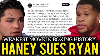 “HANEY OFFICIALLY SUES RYAN GARCIA For Mental Distress Is The Weakest Move In Boxing History” [upl. by Anesusa22]