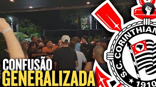 CONFUSÃO na CHEGADA do CORINTHIANS no HOTEL em FORTALEZA [upl. by Holton]