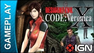 Resident Evil Code Veronica X HD 360  Eavesdropping on Alexia  Gameplay [upl. by Aramoix]