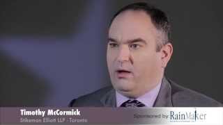 Timothy McCormick  Stikeman Elliott LLP – Lexpert Rising Stars 2015 [upl. by Chemarin121]