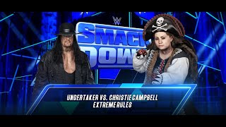 Undertaker vs Christie  WWE SmackDown Extreme Rules Live Match [upl. by Niarfe236]