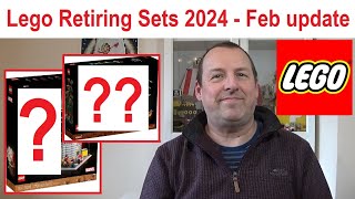 Lego Sets Retiring in 2024  February Update Checking out the latest changes to the retirement list [upl. by Gerhan]